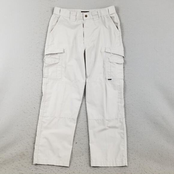 Tru-Spec Cargo Pants Mens 36x32 Gray Ripstop Tactical Workwear Pockets Utility - Picture 1 of 16